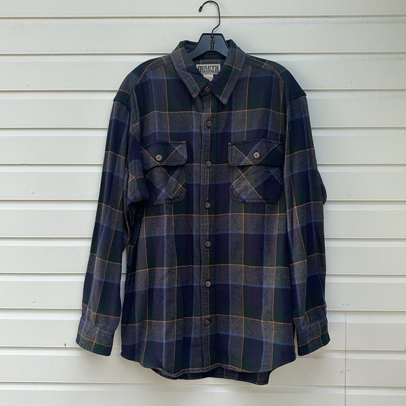 Duluth Long Sleeve Flannel Shacket Shirt - Picture 1 of 8